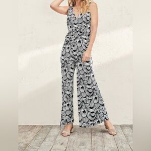 Tommy bahama shell we dance wide leg jumpsuit XL